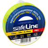 Изолента ПВХ желто-зеленая 15мм 20м Safeline