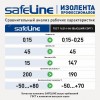 Изолента ПВХ желто-зеленая 19мм 20м Safeline