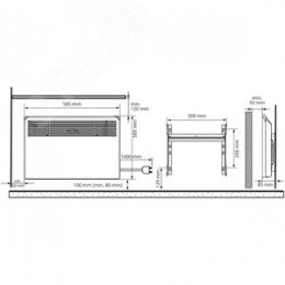 Конвектор электрический FinnHeat 500 Вт