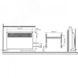 Конвектор электрический FinnHeat 750 Вт