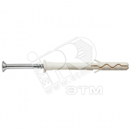 Дюбель-гвоздь 8х100 LYT LK SP цилиндрический бортик, нейлон