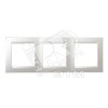 15 Рамка на 3 поста белый