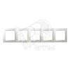 15 Рамка на 5 постов белый