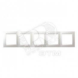 15 Рамка на 5 постов белый