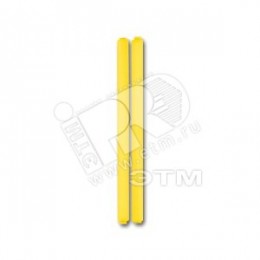Вставки декоративные (2 шт. в комплекте), S34, желтый
