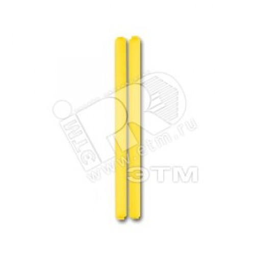 Вставки декоративные (2 шт. в комплекте), S34, желтый