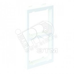 Connect Адаптер вертикальный на 2 модуля K45 45х45мм CIMA-модуль 52x108 мм SC белый