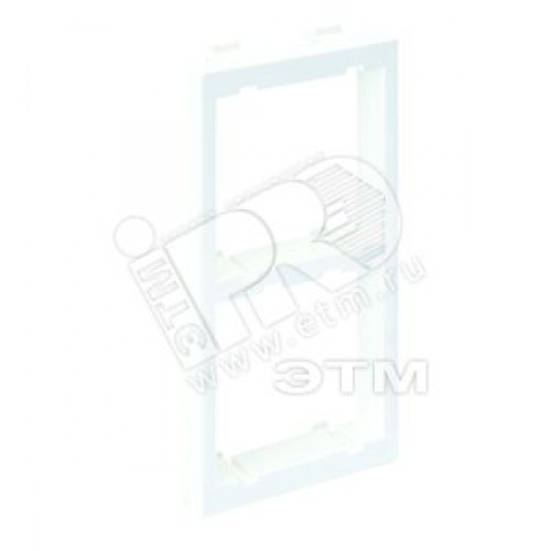 Connect Адаптер вертикальный на 2 модуля K45 45х45мм CIMA-модуль 52x108 мм SC белый