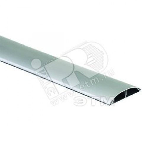 Connect Кабель-канал напольный (основа с крышкой 2 секции) 85x18мм алюминий
