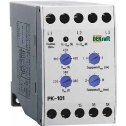 Реле контроля фаз РК-101 380В тип 01