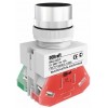 Кнопка черная выключения ABLF-22 220В ВK-22