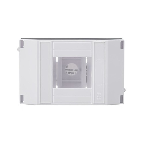 Корпус пластиковый навесной 2-4 модуля IP30 БЕЛЫЙ ЩРН-П-2/4