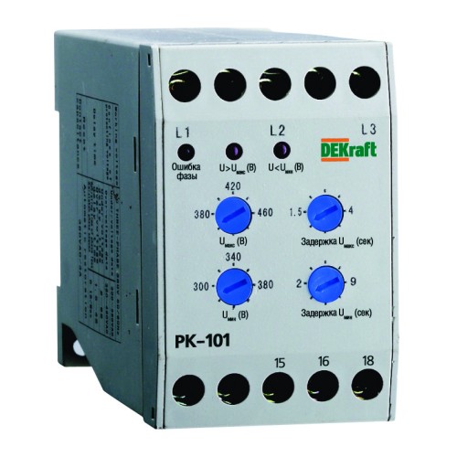 Реле контроля фаз РК-101 380В тип 01
