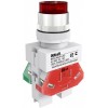 Кнопка красная ABLFP 22мм LED 220В ВK-22