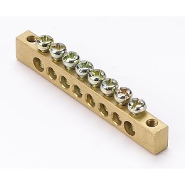 Шина нулевая 6х9 (8групп/край) ШН-102