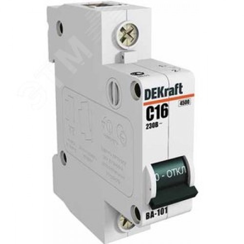 Выключатель автоматический ВА-101 1P 2А C 4.5кА