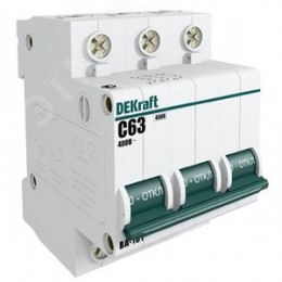 Выключатель автоматический ВА-101 3P 6А C 4.5кА