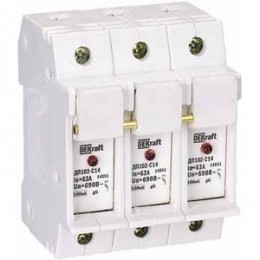 Держатель-предохранитель C14 со светодиодной индикацией 3п ДП-102