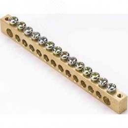 Шина нулевая 8х12 (14групп/край) ШН-202