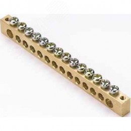 Шина нулевая 8х12 (14групп/край) ШН-202