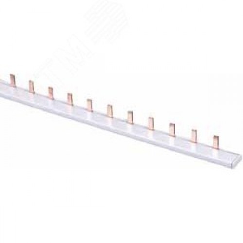 Шина гребенчатая/ Шина соединительная 1P 63А 1 м. 54х1 контактов ШС-101