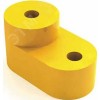 Изолятор нулевой шины угловой желтый