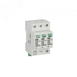 Ограничитель перенапряжения трехполюсный ОП-101 3п 40кА C