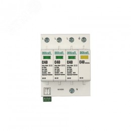 Ограничитель перенапряжения четырехполюсный ОП-101 4п 40кА С 420В