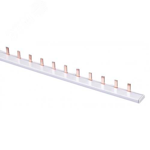 Шина гребенчатая/ Шина соединительная 1P 63А 1 м. 54х1 контактов ШС-101