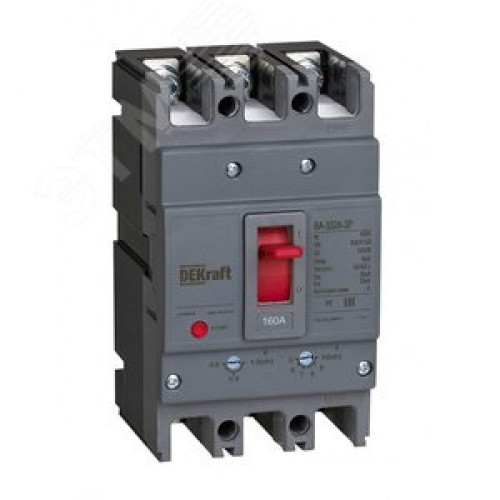 Силовой автоматический выключатель 3P 160A 35кА ВА-332А