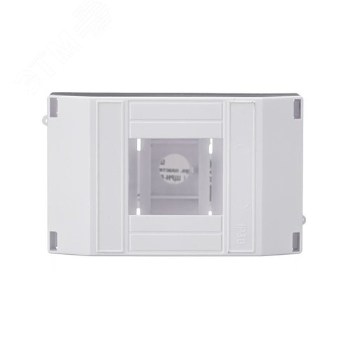 Корпус пластиковый навесной 2-4 модуля IP30 БЕЛЫЙ ЩРН-П-2/4
