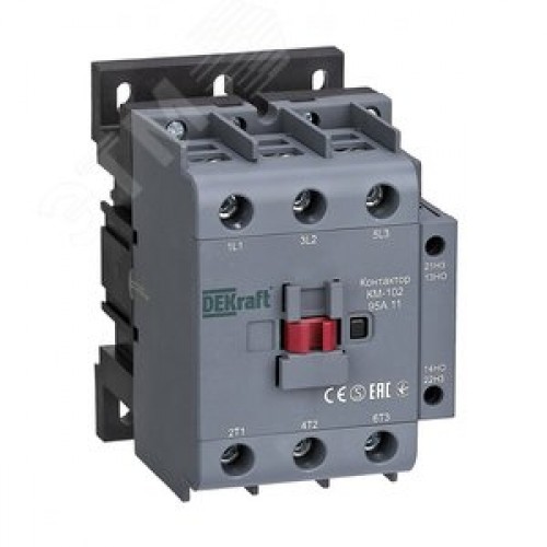 Контактор 95А 220В/230В АС3 АС4 1НО+1НЗ КМ-102
