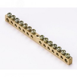 Шина нулевая 6х9 (14групп/центр) ШН-101