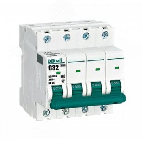 Выключатель автоматический ВА-103 4P 32А C 6кА новый