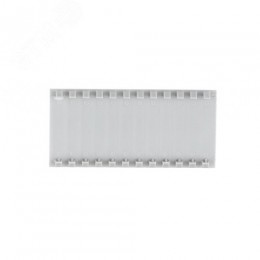 Заглушка 6 модулей белая