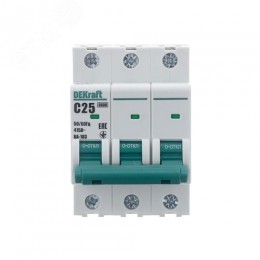 Выключатель автоматический ВА-103 3Р 25А C 6кА новый