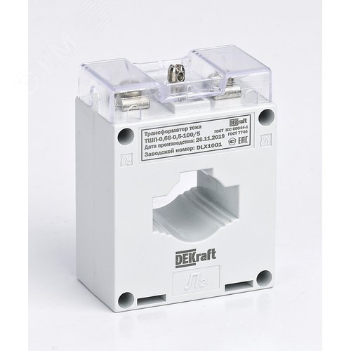Трансформатор тока ТШП-0.66 0.5 150/5 5ВА, диаметр 30мм