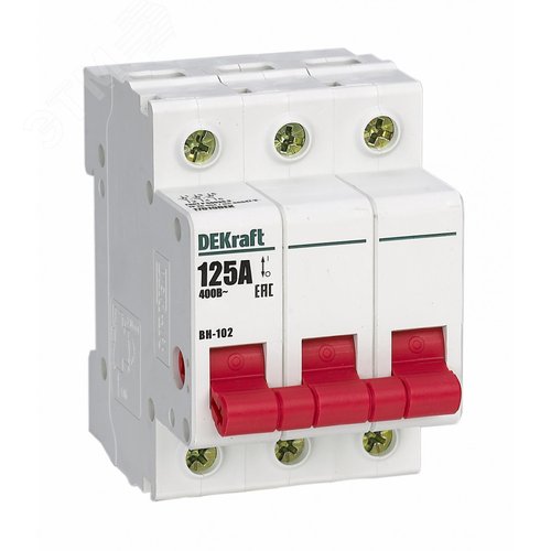 Выключатель нагрузки 3п 125А ВН-102