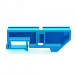 Изолятор нулевой шины 35мм синий