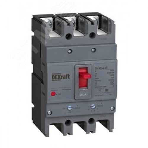 Силовой автоматический выключатель 3P 250A 35кА ВА-333А