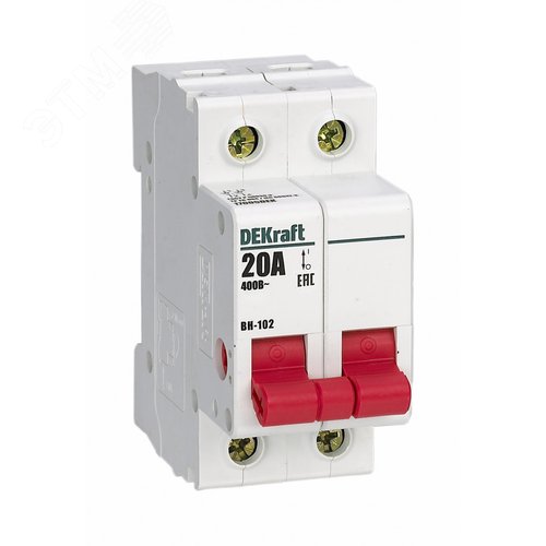Выключатель нагрузки 2п ВН-102 20А