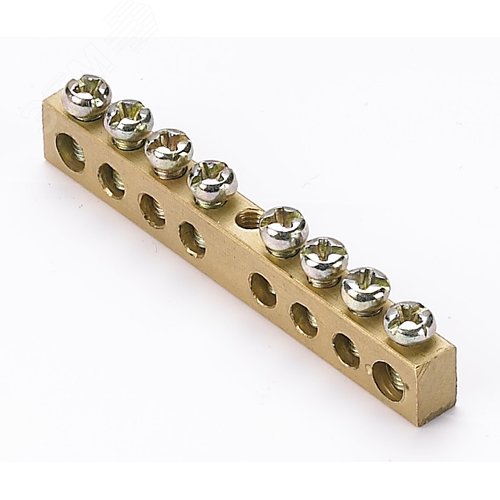 Шина нулевая 6х9 (8групп/центр) ШН-101