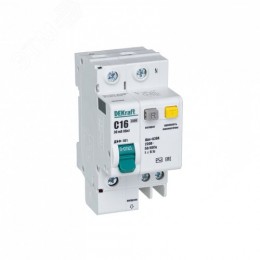 Автоматический выключатель дифференциального тока АВДТ 1п+N 16А 30мА С ДИФ-101 4.5кА