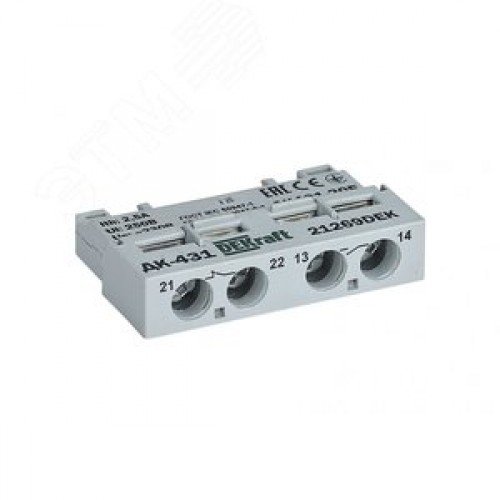 Контакт доп. фронтальный 1НО+1НЗ для ВА-431