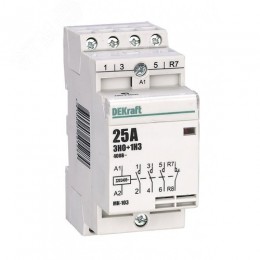 Контактор модульный 3НО+1НЗ 25А 230В МК-103