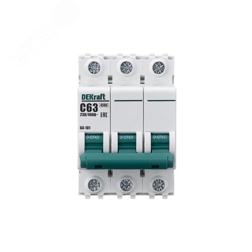 Выключатель автоматический ВА-101 3P 63А C 4.5кА