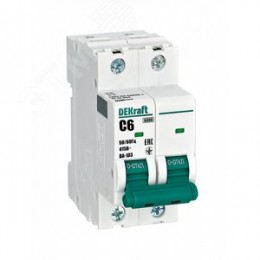 Выключатель автоматический ВА-103 2P 6А C 6кА новый