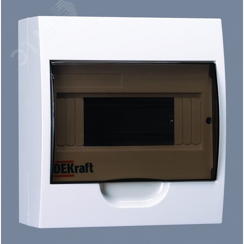 Корпус пластиковый навесной на 8 модулей IP41 ЩРН-П-8