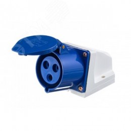 Розетка кабельная стационарная 32А 2Р+РЕ IP44