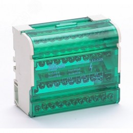 Кросс-модуль на DIN-рейку 4х11 групп, 125А ШН-103 DEKraft